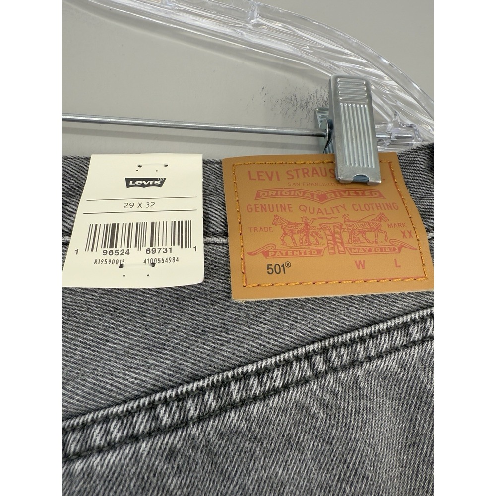 Levi's Premium 501 90's Jean Women's 29x32 Straight Leg Mid Rise Modern Big E - Picture 5 of 16